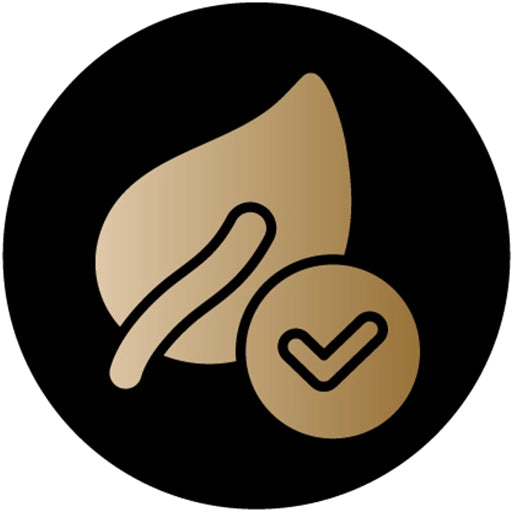 100% natural ingredients remenics icon