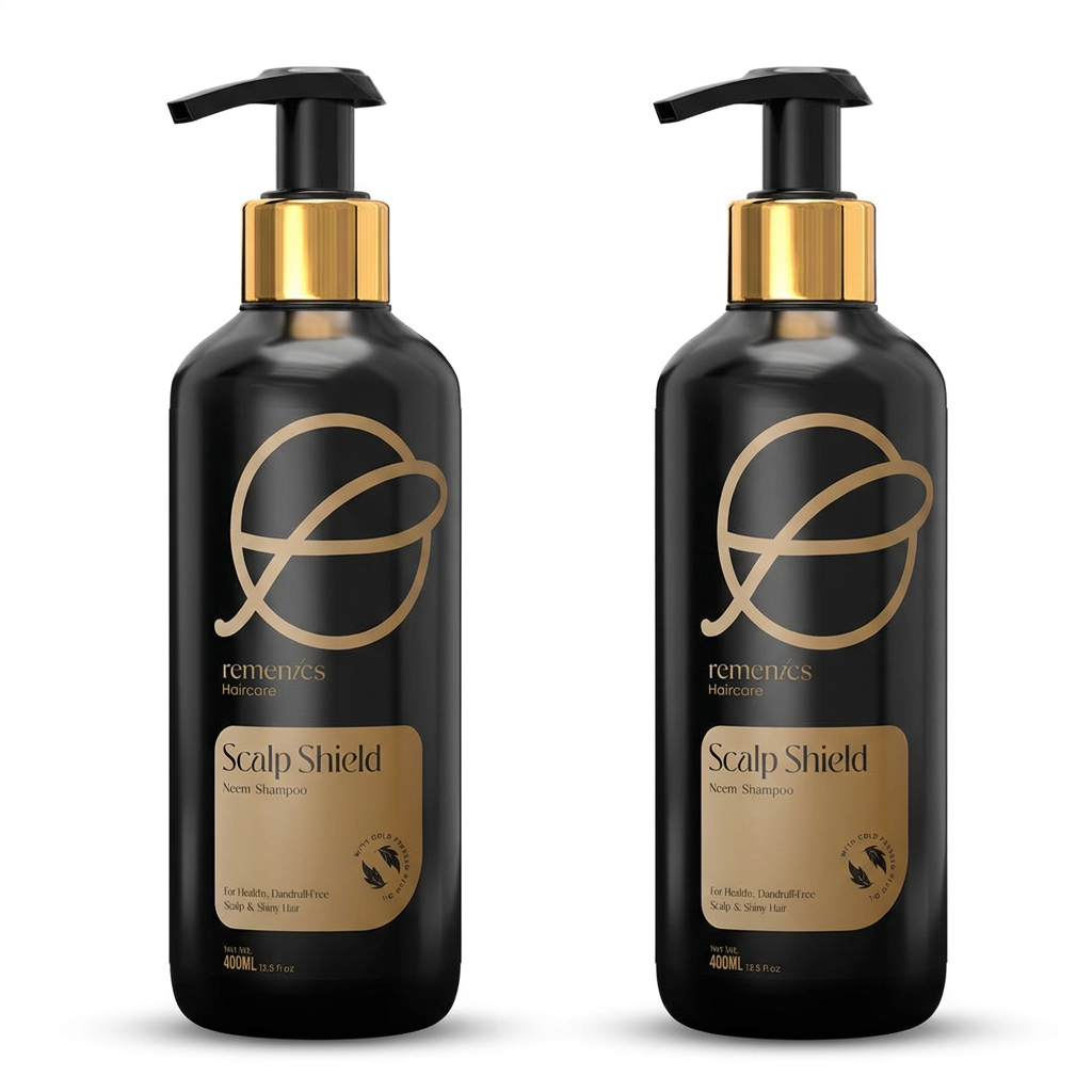Two-bottle Scalp Shield Neem Shampoo bundle image